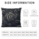 Ulloord Decorative Square Throw Pillow Cover r ures with Pillow Case for Sofa Home Decoration