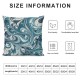 Ulloord Decorative Square Throw Pillow Cover Linen Colorful Pink d Marbling Pillow Case for Couch Sofa Home Decoration