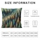 Ulloord Decorative Square Throw Pillow Cover Linen Valley Rising Mist Foggy Shadow Trees Nature Parks Outdoor Range Pillow Case for Couch Sofa Home Decoration