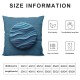 Throw Pillow Cover Ocean Isolated Textures Uneven Frame Decorative Square Pillow Case for Couch Sofa Home Decoration