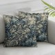 Ulloord Ethnic Throw Pillow Covers,Modern Decorative Pillow Covers Digital Printing Linen Blended for Couch Sofa Bed Invisible Zipper