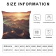 Ulloord Pillow Cover Great Wall China Travel Historic Hill Wonder Path Border jinshanling Landmarks Parks Outdoor Decorative Linen Throw Pillow Case for Sofa Car Bedding Decoration