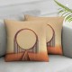 Ulloord Pillow Cover Festival Roller Fair Joy Coaster Park Play On Enjoyment White Sports Recreation Fun Fear Landmarks Decorative Linen Throw Pillow Case  for Sofa Car Bedding Decoration