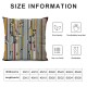 Ulloord Pillow Cover Red Black Stripe Colorful Colors Abstract Yellow Colored White Sheet Simple Geometric Graphic Line Decorative Linen Throw Pillow Case  for Sofa Car Bedding Decoration