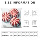 Ulloord White Cute Throw Pillow Covers,Red Decorative Pillow Covers Digital Printing Linen Blended for Couch Sofa Bed Invisible Zipper