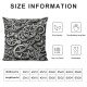 Ulloord Pillow Cover Industry Old Bikes Abstract Bicycle Graphics Decorative Throw Pillow Case for Sofa Car Bedding Decoration