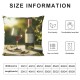 Ulloord  Red Romantic Wine Throw Pillow Covers,Khaki Elegant Wine Glass Decorative Pillow Covers Digital Printing Linen Blended for Couch Sofa Bed Invisible Zipper