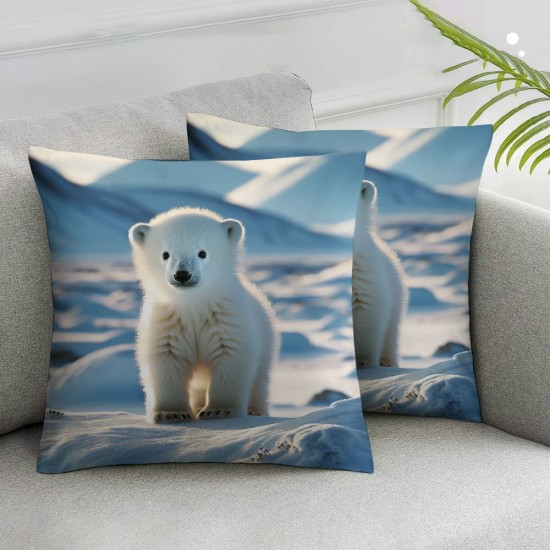 , Canada National Park Waving Northern Decorative Cushion Throw Pillow Covers Outdoor Sofa Couch Bed Car Decor Pillowcase