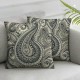 Ulloord Floral Pillow Covers , Floral Flower Retro Double Sided Decorative Pillows Cases Throw Pillows Covers