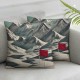 Ulloord  Winter Pillow Covers , Chamonix Mont Blanc France Ski Outdoor Snow Sports Double Sided Decorative Pillows Cases Throw Pillows Covers