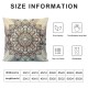 Ulloord Spring Pillows Decorative Throw Pillow Covers Blue Spots Colorful Beautiful Floral Double Sided Square Pillow Cases Pillowcase Sofa Cushion