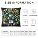 Ulloord Video Game Throw Pillow Covers,Abstract Colorful Boys Game Decorative Pillow Covers Digital Printing Blended Fabric for Couch Sofa Bed Invisible Zipper