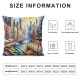 Art Landscape Nature Decorative Pillow Covers , Landscape Room Decor Couch Sofa Bed Square Linen Throw Pillow Covers for Living Room