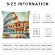 Ulloord  Blue Decorative Pillow Covers  Oil Painting Italy Famous Abstract Double Sided Square Throw Pillow Covers Sofa Decorative Pillowcase Cushion