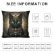 Ulloord Halloween Throw Pillow Covers, Witch Cloak Inspirational Decorative Pillow Covers Digital Printing Blended Fabric for Couch Sofa Bed Invisible Zipper