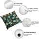 Ulloord Hot DrinkThrow Pillow Covers, PatternDecorative Pillow Covers Digital Printing Linen Blended for Couch Sofa Bed Invisible Zipper