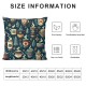 Ulloord Hot DrinkThrow Pillow Covers, PatternDecorative Pillow Covers Digital Printing for Couch Sofa Bed Invisible Zipper