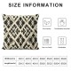 Ulloord Modern Throw Pillow Covers, Modern in Beige Decorative Pillow Covers Digital Printing Linen Blended for Couch Sofa Bed Invisible Zipper