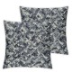 Ulloord Gray Black Animal Throw Pillow Covers, Decorative Pillow Covers Digital Printing for Sofa Invisible Zipper