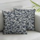 Ulloord Gray Black Animal Throw Pillow Covers, Decorative Pillow Covers Digital Printing for Sofa Invisible Zipper