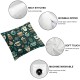 Ulloord Hot DrinkThrow Pillow Covers, Decorative Pillow Covers Digital Printing for Sofa Invisible Zipper