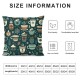 Ulloord Hot DrinkThrow Pillow Covers, Decorative Pillow Covers Digital Printing for Sofa Invisible Zipper