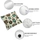 Ulloord Hot DrinkThrow Pillow Covers, PatternDecorative Pillow Covers Digital Printing Linen Blended for Couch Sofa Bed Invisible Zipper