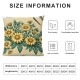 Ulloord Summer Pillow Covers Throw Pillow Covers Summer Yellow Outdoor Décor Cushion Case Decoration for Home Couch Chair Sofa