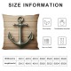 Ulloord Boat Anchor Throw Pillow Covers Wood Fencing Design Pillow Cushion Case Cover Home Decor Pillowcase