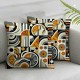 Ulloord Throw Pillow Covers Abstract Design Square Pillowcase for Home Decor Sofa Car Bedroom Pillow case