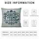 Ulloord Summer Retro Outdoor Throw Pillow Covers Welcome to Our Porch Sign and Breathe Letter Decor Pillow Covers for Garden Hammock Chair Sofa