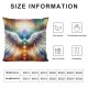 Ulloord Throw Pillow Covers and Seven Color Soul Design Square Pillowcase for Home Decor Sofa Car Bedroom Pillow case