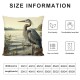 Ulloord Throw Pillow Covers on The Beach Blue Sea Wave Natural Landscape Design Square Pillowcase for Home Decor Sofa Car Bedroom Pillow case