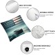 Ulloord Throw Pillow Covers, Vintage Hockey Sport Pattern  USA Flag Patriotic Pillow Cases Cushion Cover Home Car Bed Decorative Pillowcase Gift (Hockey Sport)