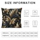 Ulloord Throw Pillow Covers Palm Leaves Green Square Pillowcase for Home Decor Sofa Car Bedroom Pillow case