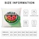 Ulloord Hello Summer Pillow Covers  Pattern Design Pillow Covers Rustic Farmhouse Outdoor Throw Pillow Covers Summer Decor for Sofa Bed Sofa Couch (Summer)