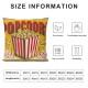 Ulloord Movie Cinema Throw Pillow Covers Retro Film Clapper&nbsp;Board Fresh Popcorn Quote Decorative Home Sofa Bed Pillow Cushion Case Cover