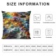 Ulloord  Multicolor Abstract Decorative Pillow Covers  Artist Multicolor Oil Abstract Art Double Sided Square Throw Pillow Covers Sofa Decorative Pillowcase Cushion