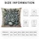 Ulloord Summer Beach Words Throw Pillow Covers Wood Ocean Coral Wreath Pillowcase Chair Decor Cushion Case