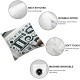 Ulloord Throw Pillow Cover Linen Square Pillowcase for Sofa Couch Home Decorative Cushion Cover