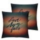 Love is Patient It Always Protects Always Trust Always Hopes Always Perseveres Motivational Quote Throw Pillow Cover Home Decor