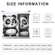 Kids Hand Drawn Throw Pillow Covers Cute Animal and are Grabbing Balloon Decorative Home Decor Outdoor Cushion Cases for Children Room Sofa Couch