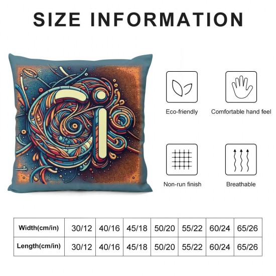 Throw Pillow Covers Pillowcase Square Decor for Home Bed Couch Sofa