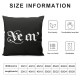 Ulloord Live Laugh Love Motivational Sign  Home Decorative Throw Pillow Covers Cushion Case with Words for Book Lover Sofa Couch