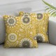 ellow Leaves Cushion Cover Throw Pillow Covers for Sofa Home Decor Pillowslip Gift Linen Pillowcase