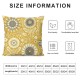 ellow Leaves Cushion Cover Throw Pillow Covers for Sofa Home Decor Pillowslip Gift Linen Pillowcase