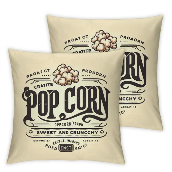 Series Throw Pillow Covers with Buttery Fresh Throw Pillow Case Movie Theater Cinema Home Decor Cushion Cover for Sofa