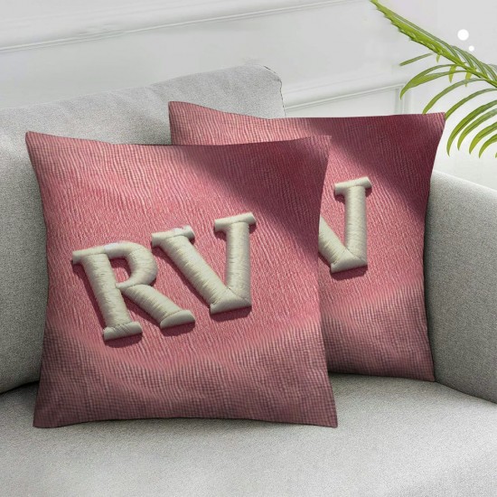 Pink Throw Pillow Cover Decorative Pillow Case Home Decor Square Pillowcase (,