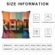 Stripe Rainbow Home Decor Throw Pillow Covers Pillow Covers Love Decorative Square Standard Pillowcases for Sofa Couch