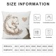 Pillow Cover - Gifts for Mom Mother Mama, Cute Bear Pillow Cover Cartoon Mama Decor, Love You